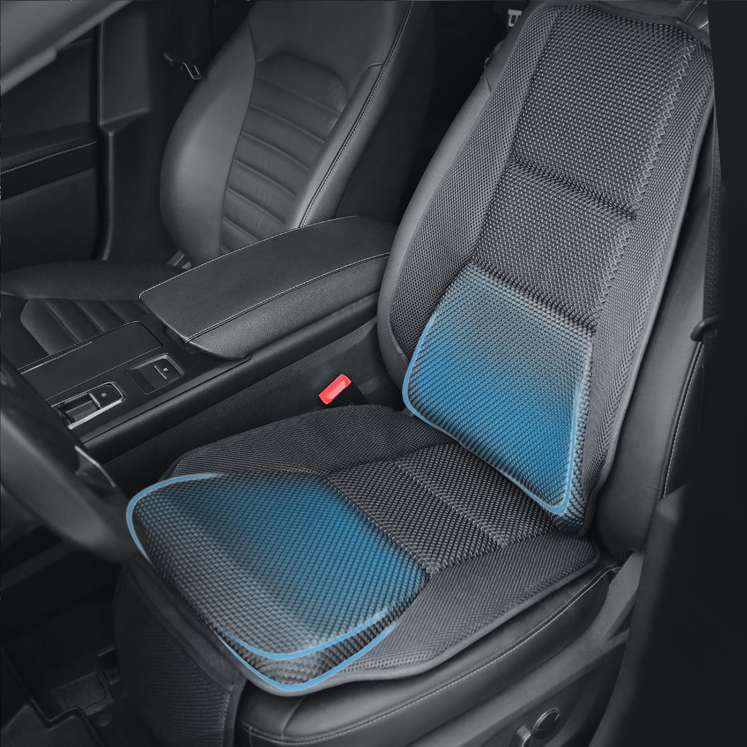 Car Seat Cushion for Car Seat Driver - Comfortable Memory Foam Car Seat Pad for Butt Pain & Back Pain Relief - Universal for Most Seats in Cars, SUVs, Trucks, Etc.